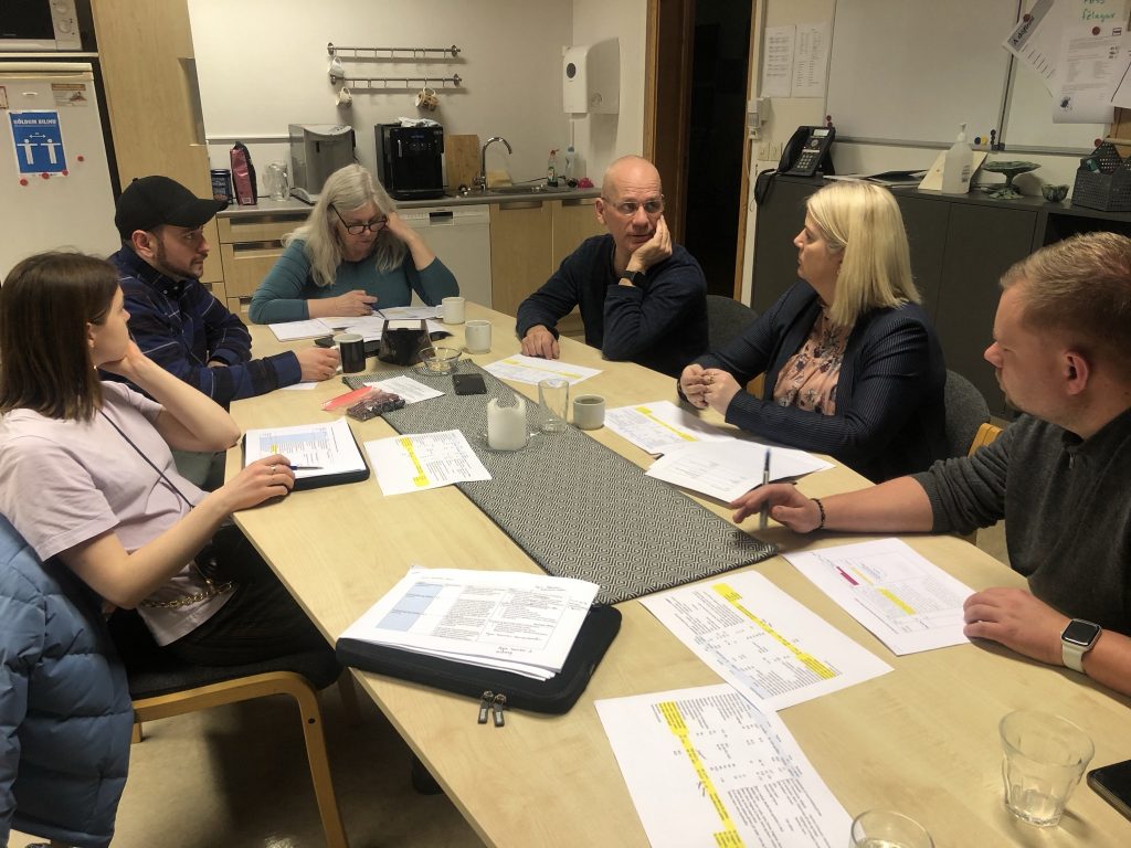 Tengjumst - nemendur og umsjónarmenn